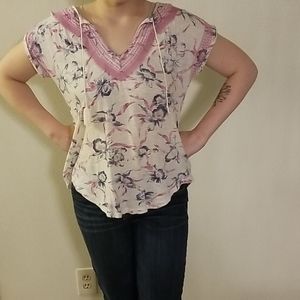 Lucky Brand  Floral top
